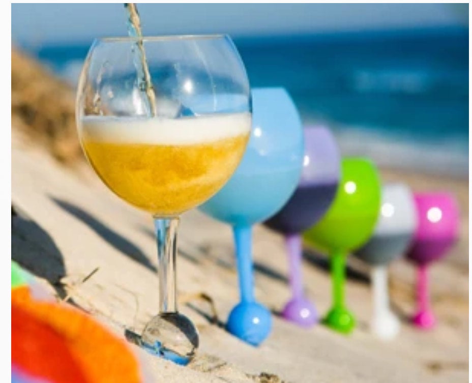 Beach Wine Glasses | Coastal Elements